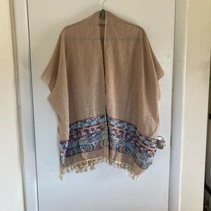 Kara and Kate poncho